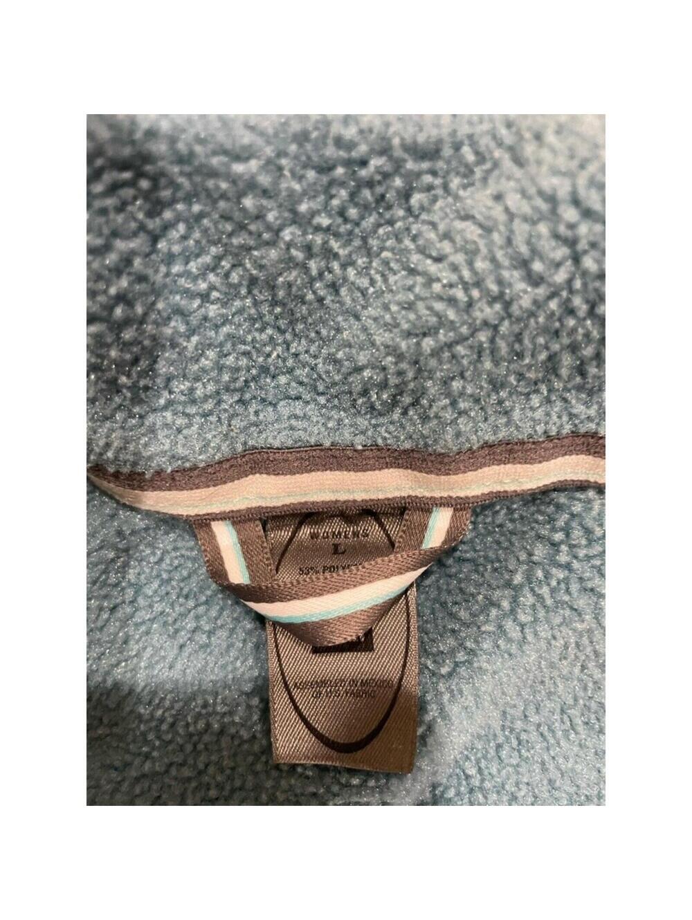 Women’s REI Oxt Fleece Pullover 1/4 Zip Blue L Large long sleeve shirt - Picture 9 of 9